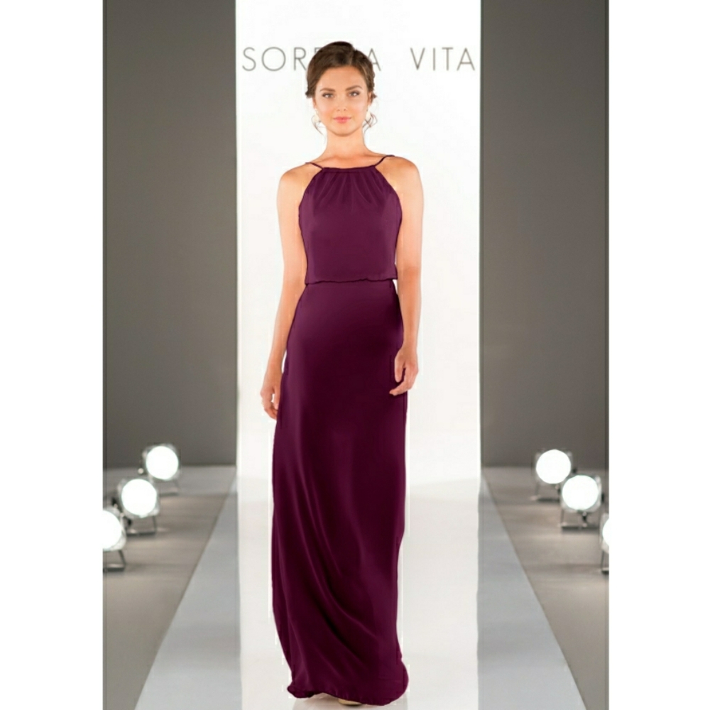 Floor Length Chiffon Dress